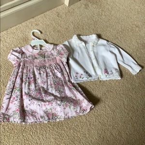 Janie and jack dress and sweater set!
